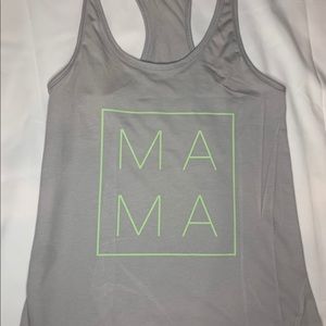 mama tank green size small